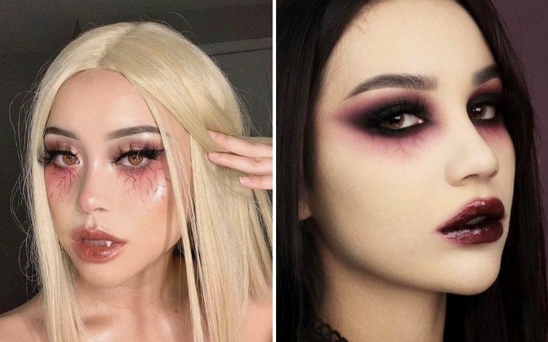 Cách Trang Điểm Halloween Thành Ma Cà Rồng Đơn Giản Nhưng Độc Đáo