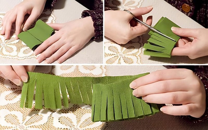 Cắt giấy nhún
