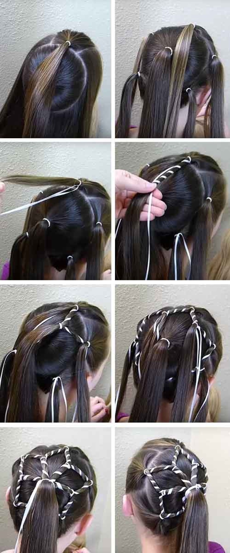 Bông tuyết kiểu tóc khá đặc sắc giúp bé nổi bật trong mọi ánh nhìn