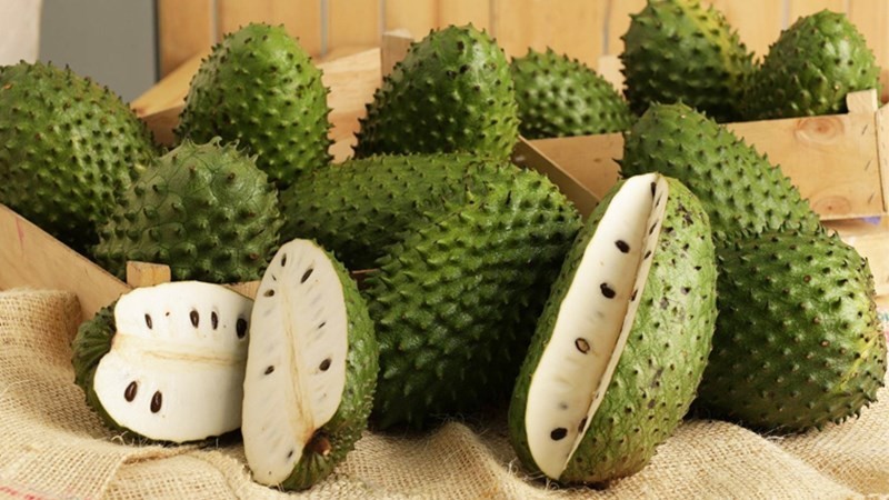 thường một số nhà sẽ thay mãng cầu gai bằng quả na