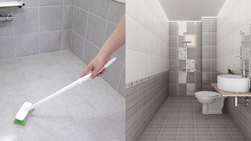 Vệ sinh các ngóc ngách phòng tắm