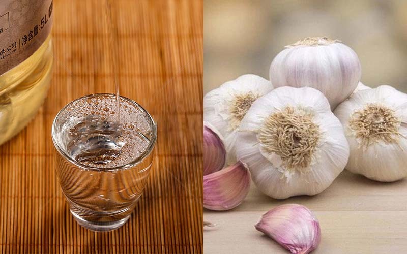 Nước rượu pha tỏi