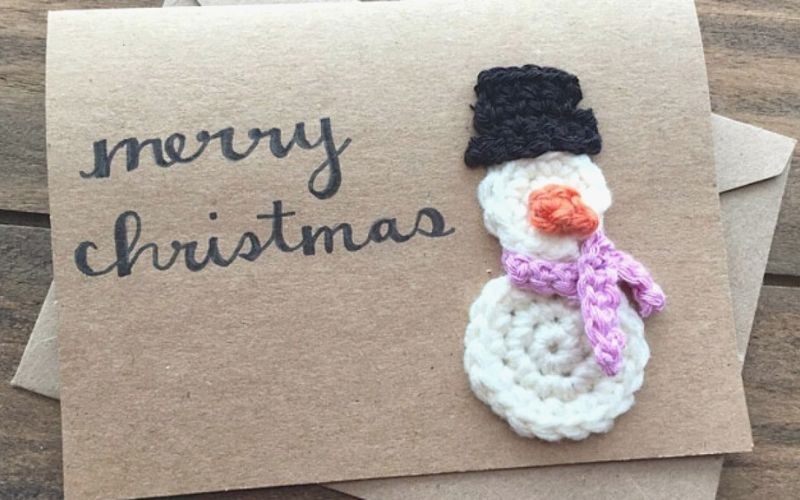Mẫu thiệp Giáng sinh bằng giấy A4 đẹp cho mùa Noel này