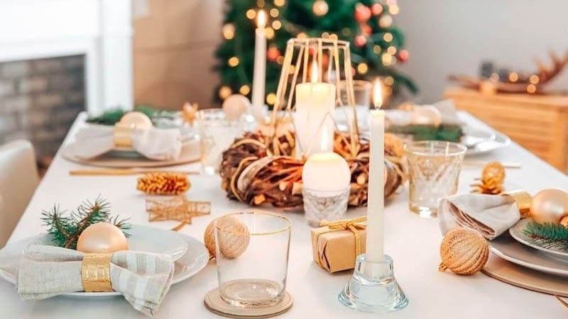 8 Cách Trang Trí Bàn Tiệc Giáng Sinh Đẹp, Đơn Giản Dịp Lễ Noel