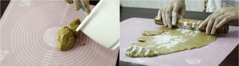 Tản đều bột bằng cán 