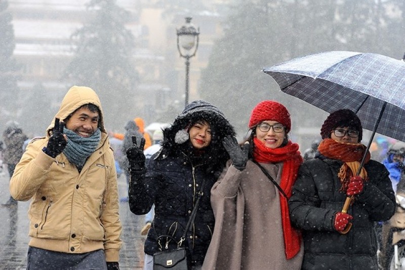 Mùa đông ở Sapa và các tỉnh vùng miền núi phía Bắc có thể có tuyết