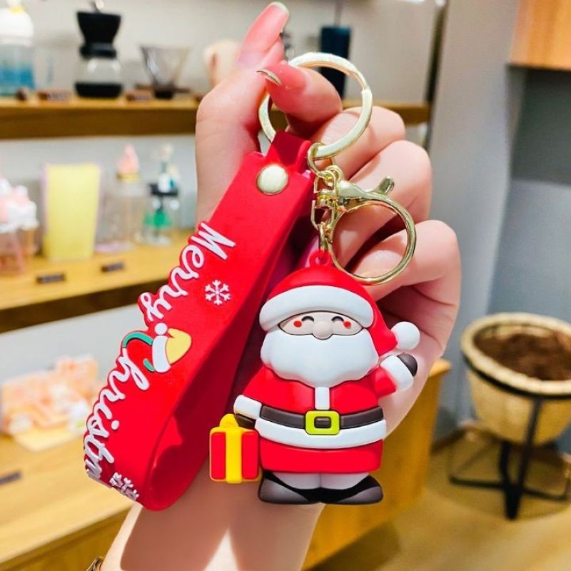 Móc khóa hình ông già Noel quà tặng giáng sinh cho cung nhân mã