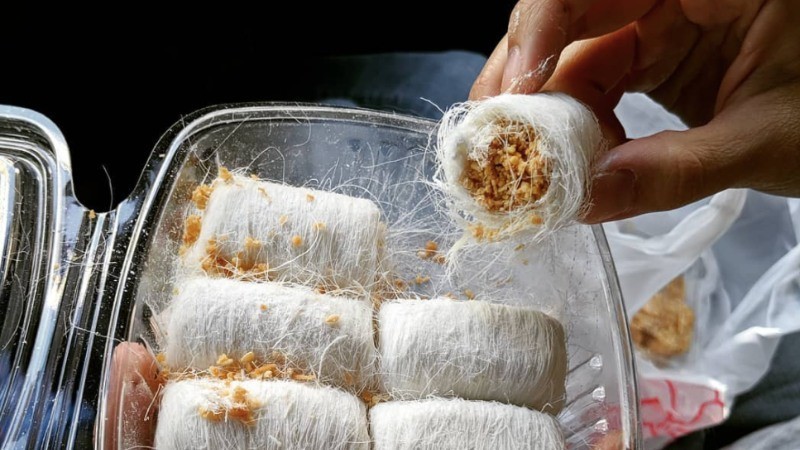 Kẹo bông đường Giáng sinh