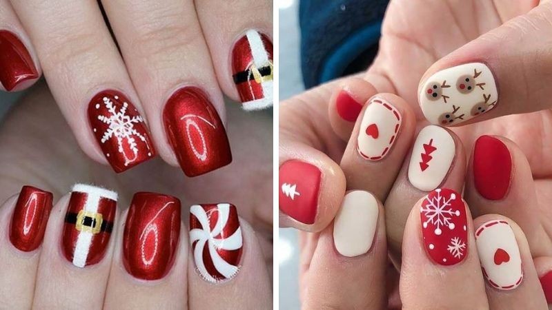 Màu đỏ mun dịu mắt cùng một số hình vẽ trang trí xinh xắn