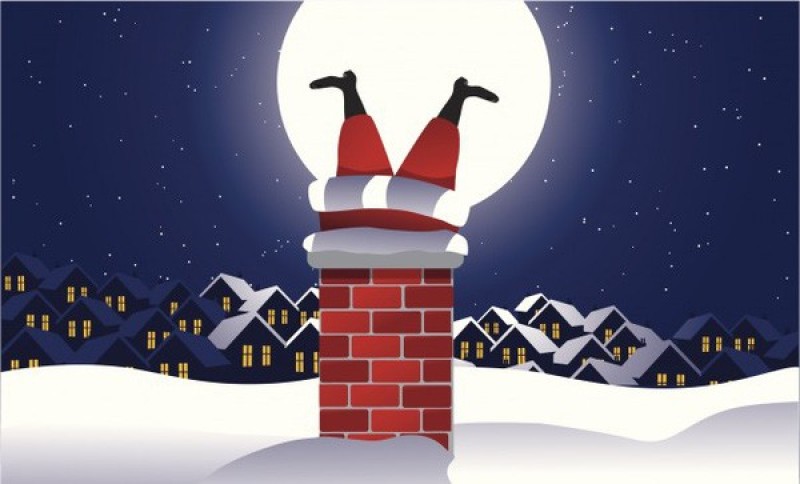 Vì sao ông già Noel chui qua đường ống khói để tặng quà mà không đi cửa  chính
