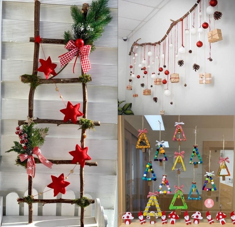 cách trang trí noel trong lớp học