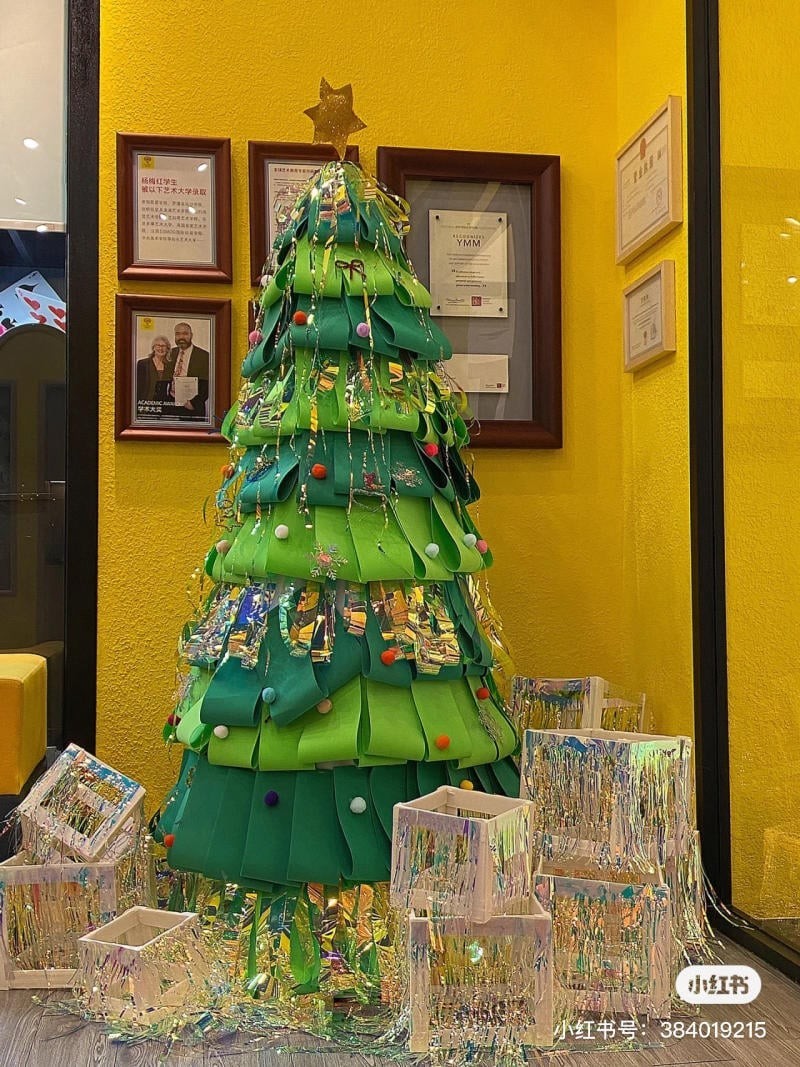 cách trang trí noel trong lớp học
