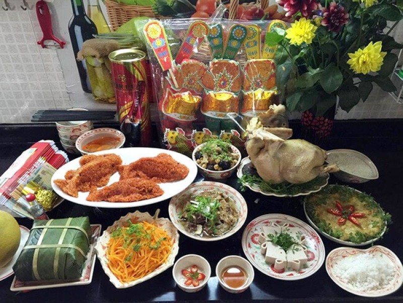 Mâm cúng rước ông Táo về nhà