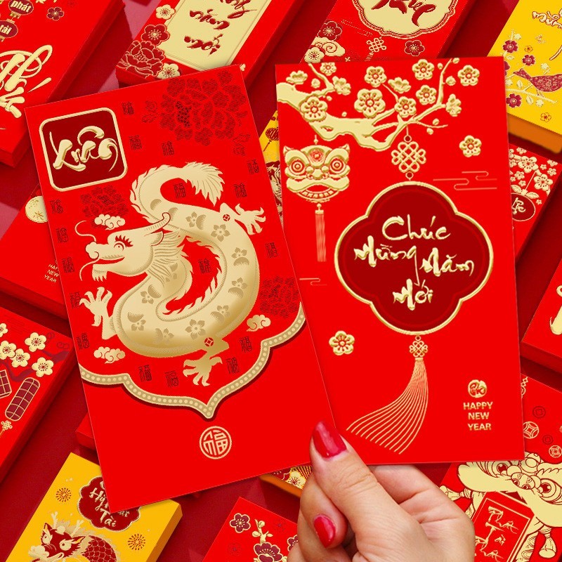 bao lì xì cho xuân giáp thìn 2024