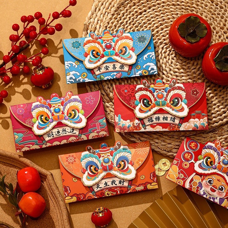 mẫu bao lì xì nằm ngang