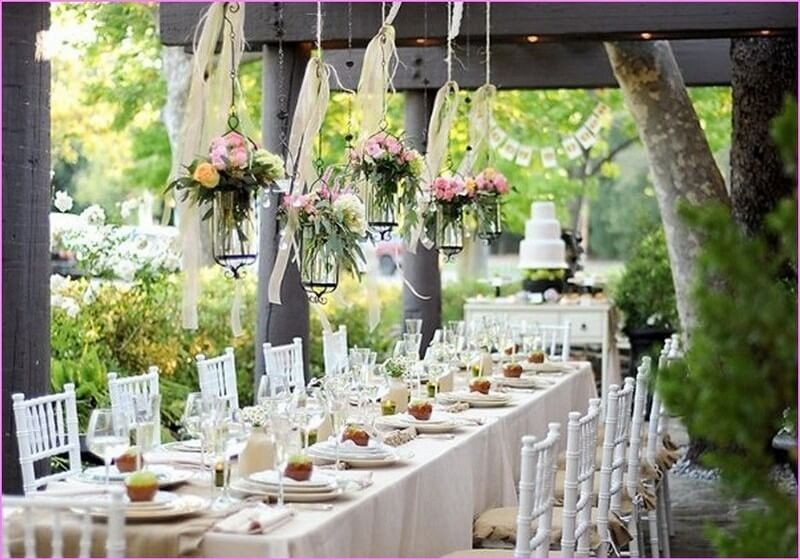 Đám cưới ngoài trời phong cách Shabby Chic