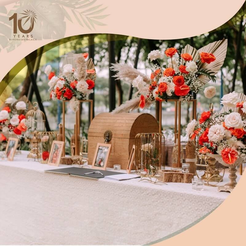 trang trí đám cưới ngoài trời