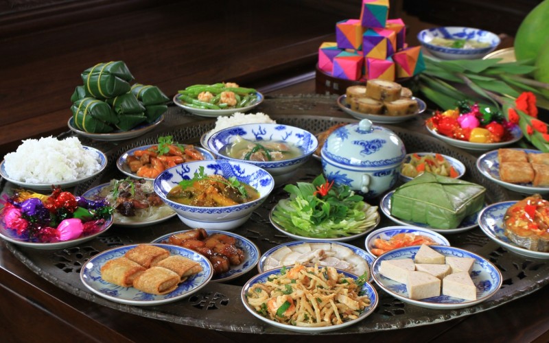 làm mâm cơm cúng tất niên