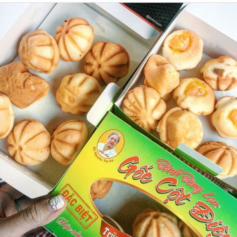 bánh bông lan trứng muối