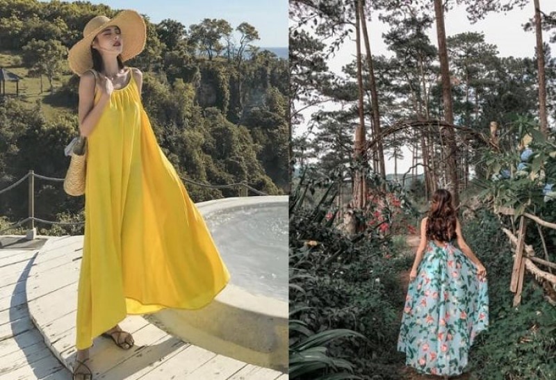 Trở thành nàng thơ trong chắc váy maxi bồng bềnh