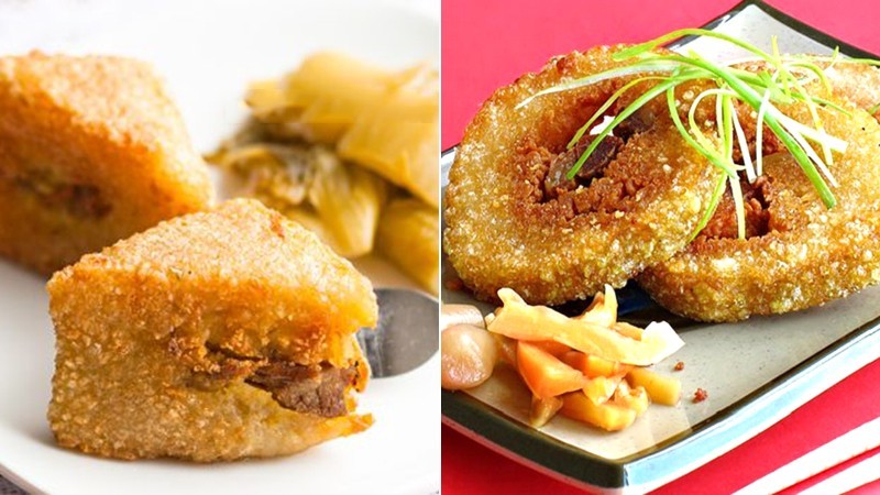 Bánh chưng, bánh tét chiên