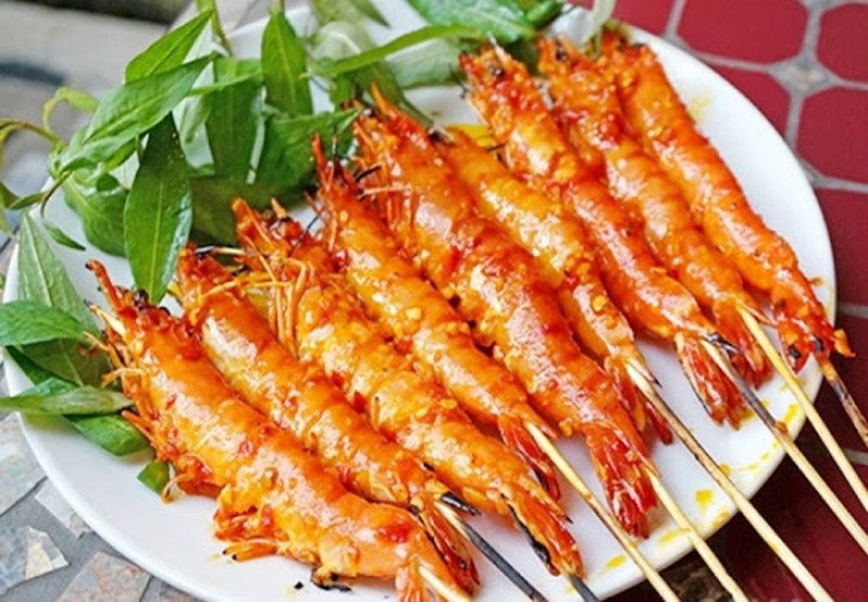 Tôm nướng muối ớt
