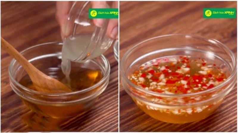 Pha nước mắm chua ngọt