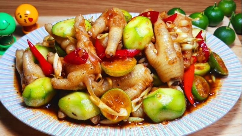 5 Cách Làm Chân Gà Sốt Thái Chua Cay Đậm Đà, Ngon Khó Cưỡng