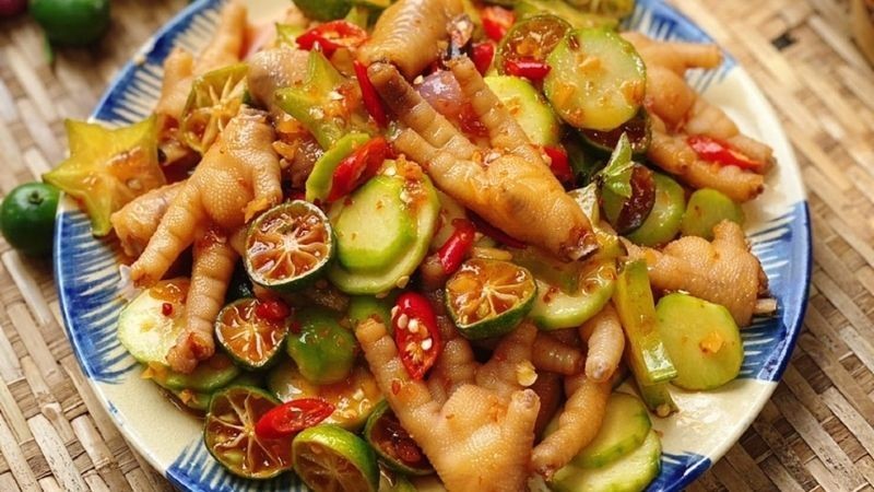 Món chân gà sốt Thái đậm đà hương vị chua cay ngon khó cưỡng!