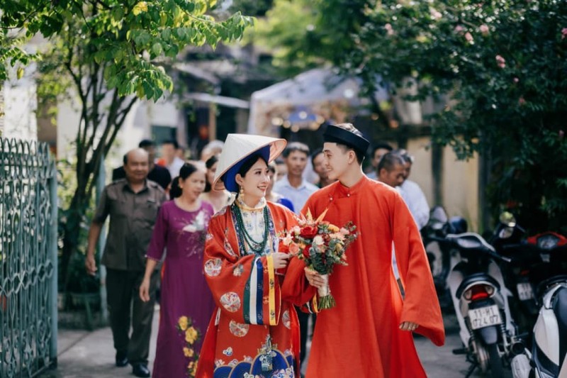 đám cưới cổ phục việt