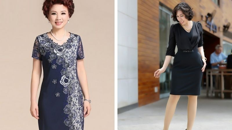 Váy ôm body cho người trung niên