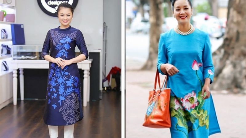 Áo dài cho tuổi trung niên