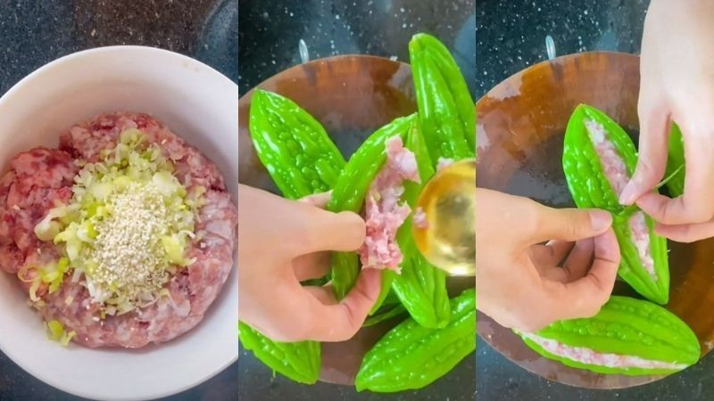 Ướp thịt và nhồi thịt