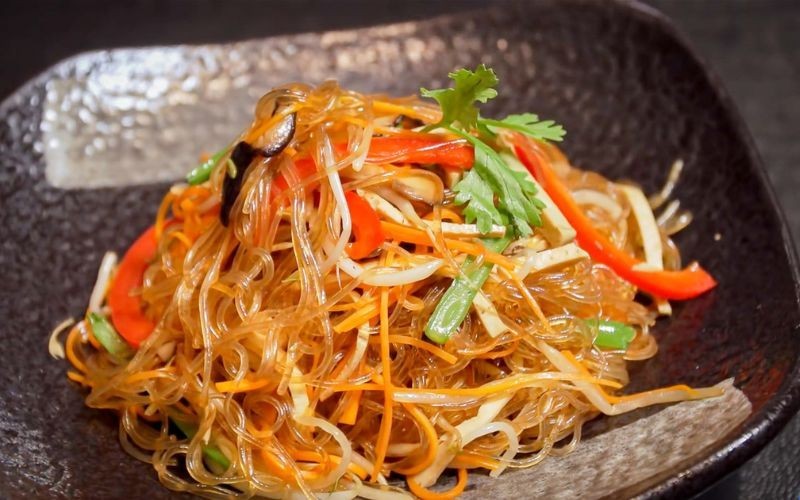 Miến xào chay