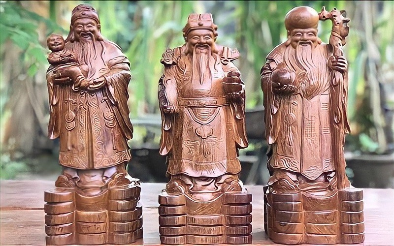 Tượng ông Tam Đa ngăn chặn khí xấu, hấp thụ nguồn sinh khí tốt