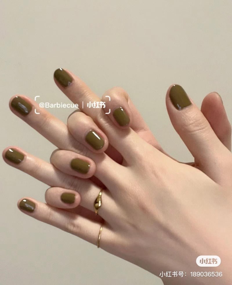 nail.màu nâu