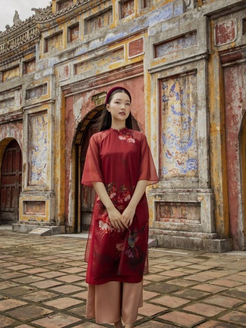  chụp hình tết không gian cổ xưa