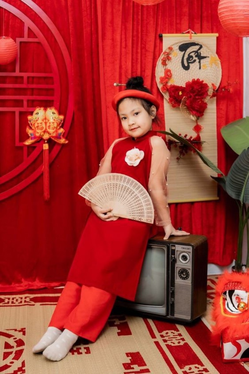 concept chụp ảnh tết đẹp cho bé