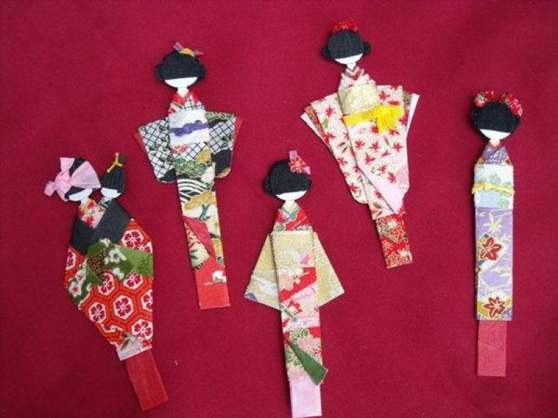 Cách làm búp bê giấy Nhật Bản bày nhà Tết Nguyên Đán - Tin giải trí khoa học