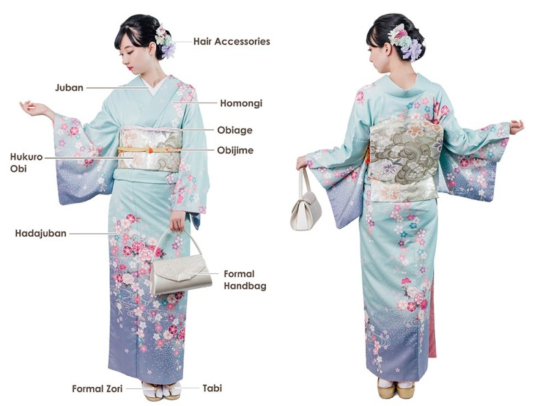 đặc trưng bộ kimono nữ Nhật Bản
