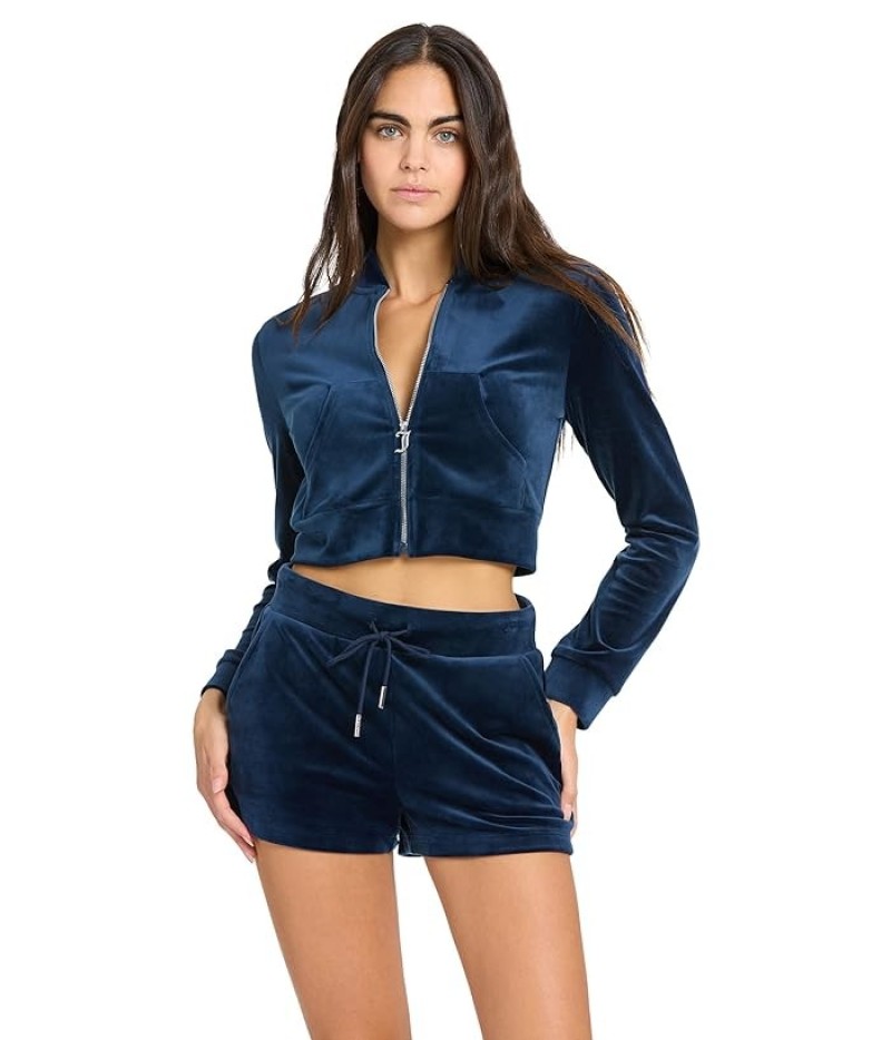 Juicy Couture Cropped Bomber Jacket | 6pm