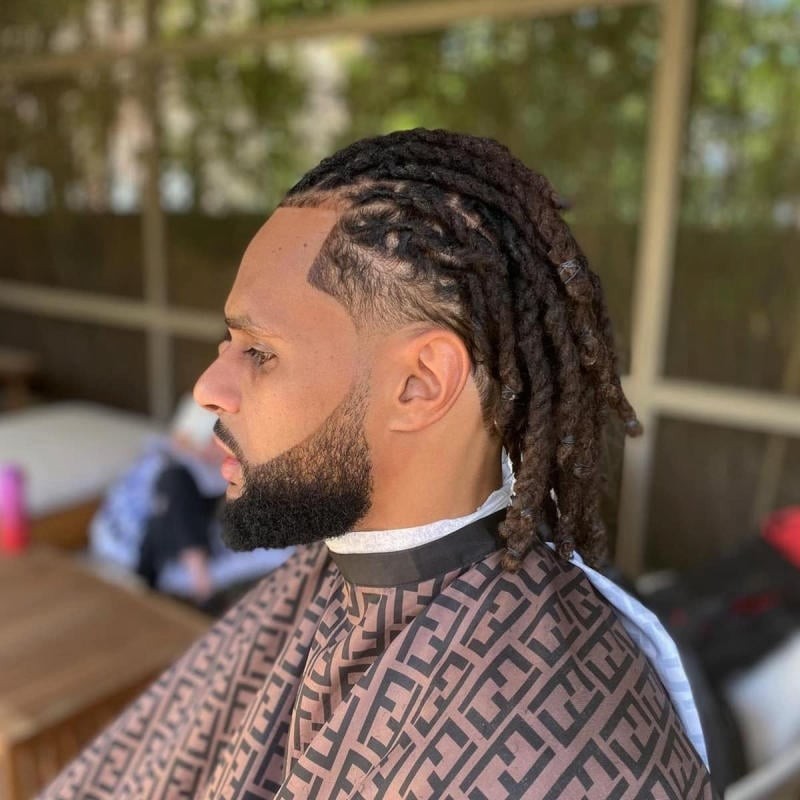 Dreadlock temp fade