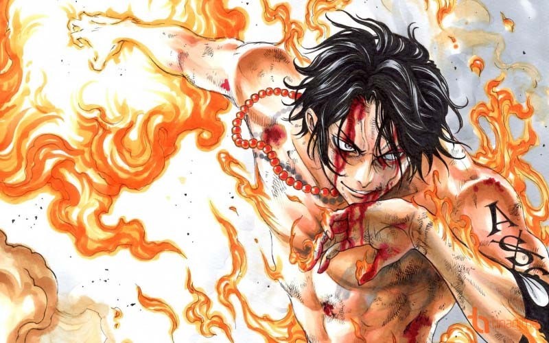 one piece ace lúc 17 tuổi