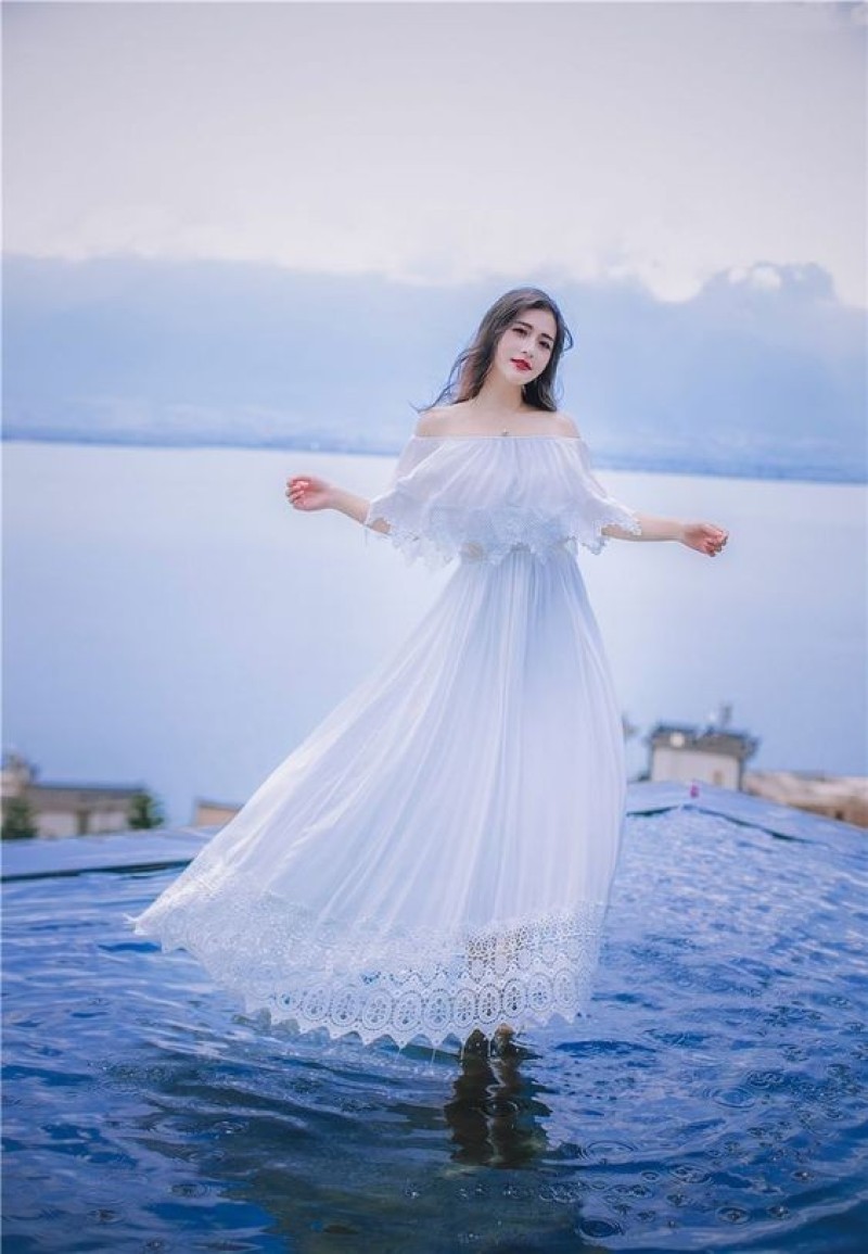Đầm maxi đi biển         