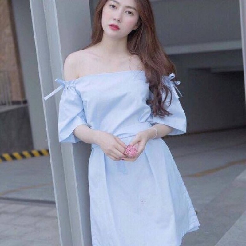 .Đầm trễ vai 