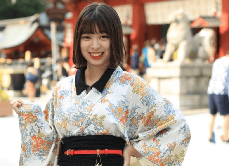 Áo đầm Kimono cách tân