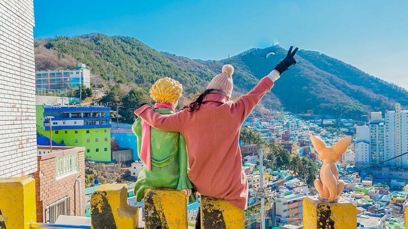 Địa điểm check in nổi tiếng ở làng văn hóa Gamcheon