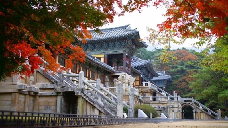 Chùa Bulguksa với vẻ đẹp yên bình, không hối hả