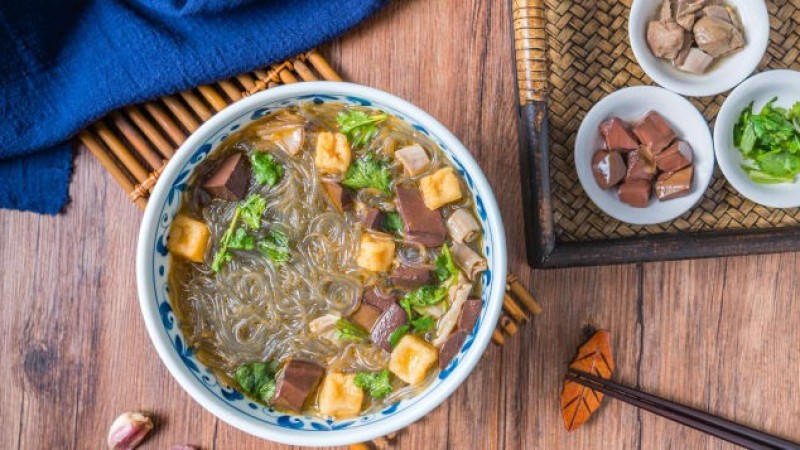 Miến huyết vịt