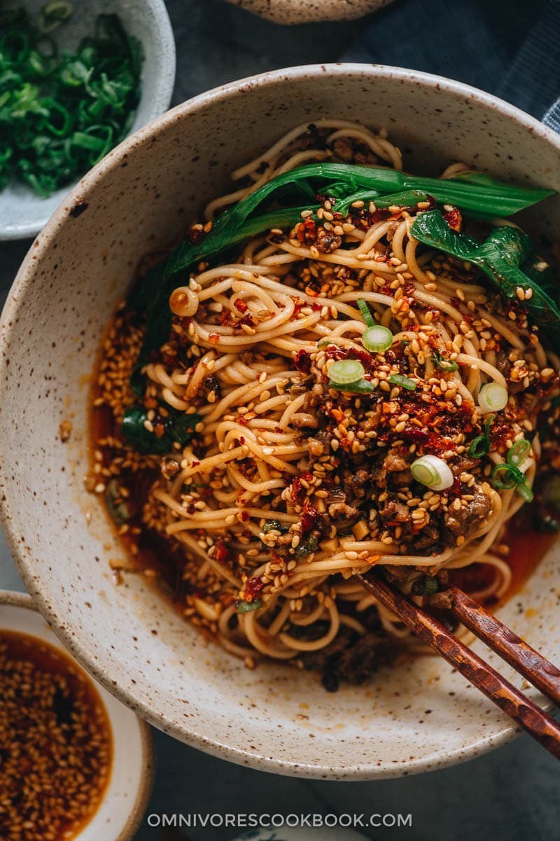 Mì trộn Tứ Xuyên (mì Dan Dan, mì gánh)